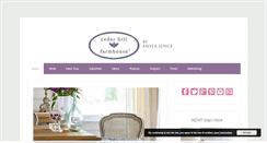 Desktop Screenshot of cedarhillfarmhouse.com